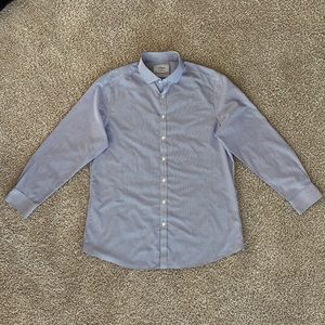 Charles Tyrwhitt Blue non iron button down shirt